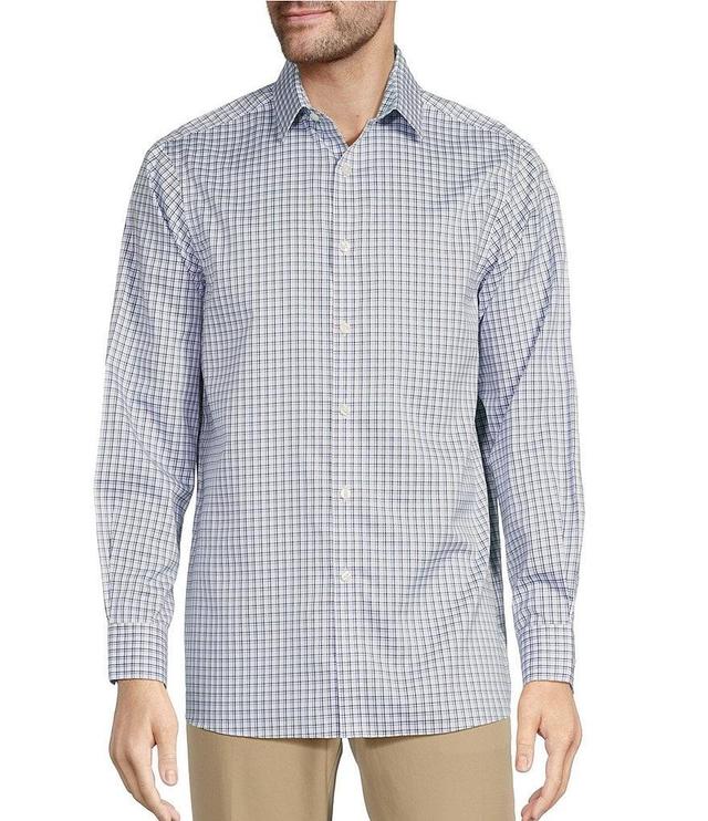 Hart Schaffner Marx State Street Essentials Long Sleeve Spread Collar Checkered Sport Shirt Product Image