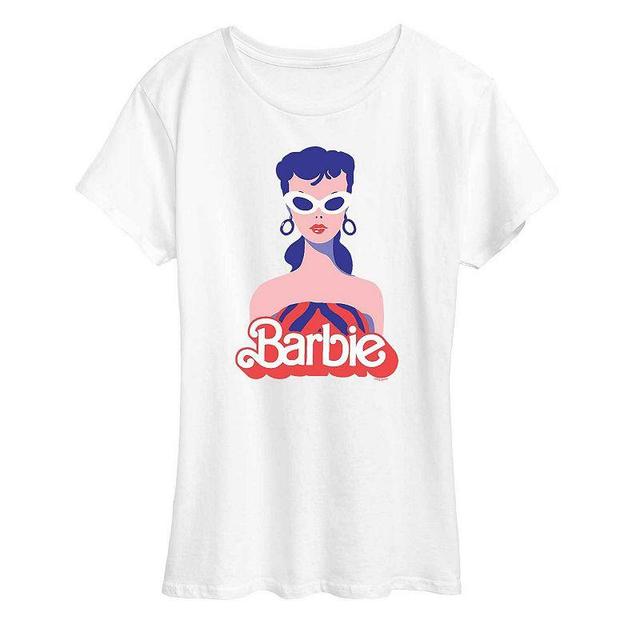 Womens Barbie Red Logo Graphic Tee, Girls Product Image