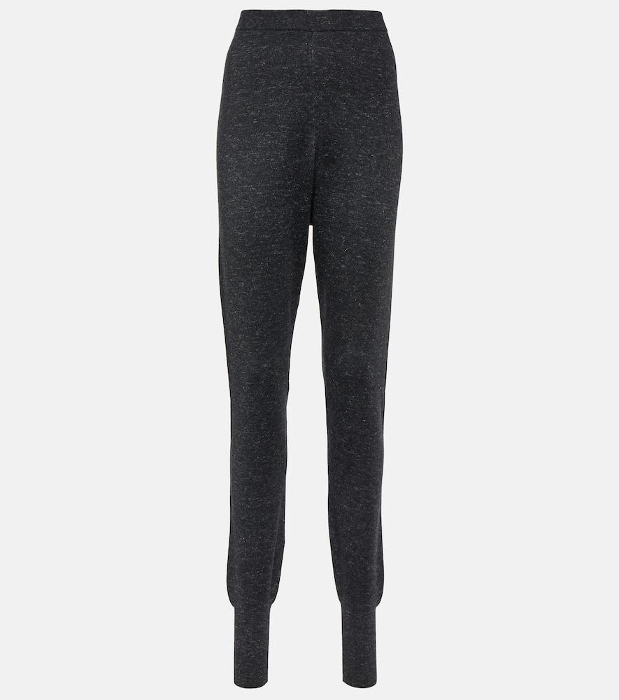 THE ROW Cashmere-blend Track Pants In Grey product image