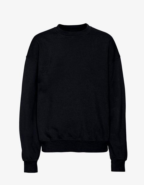 Organic Oversized Crew - Deep Black Product Image