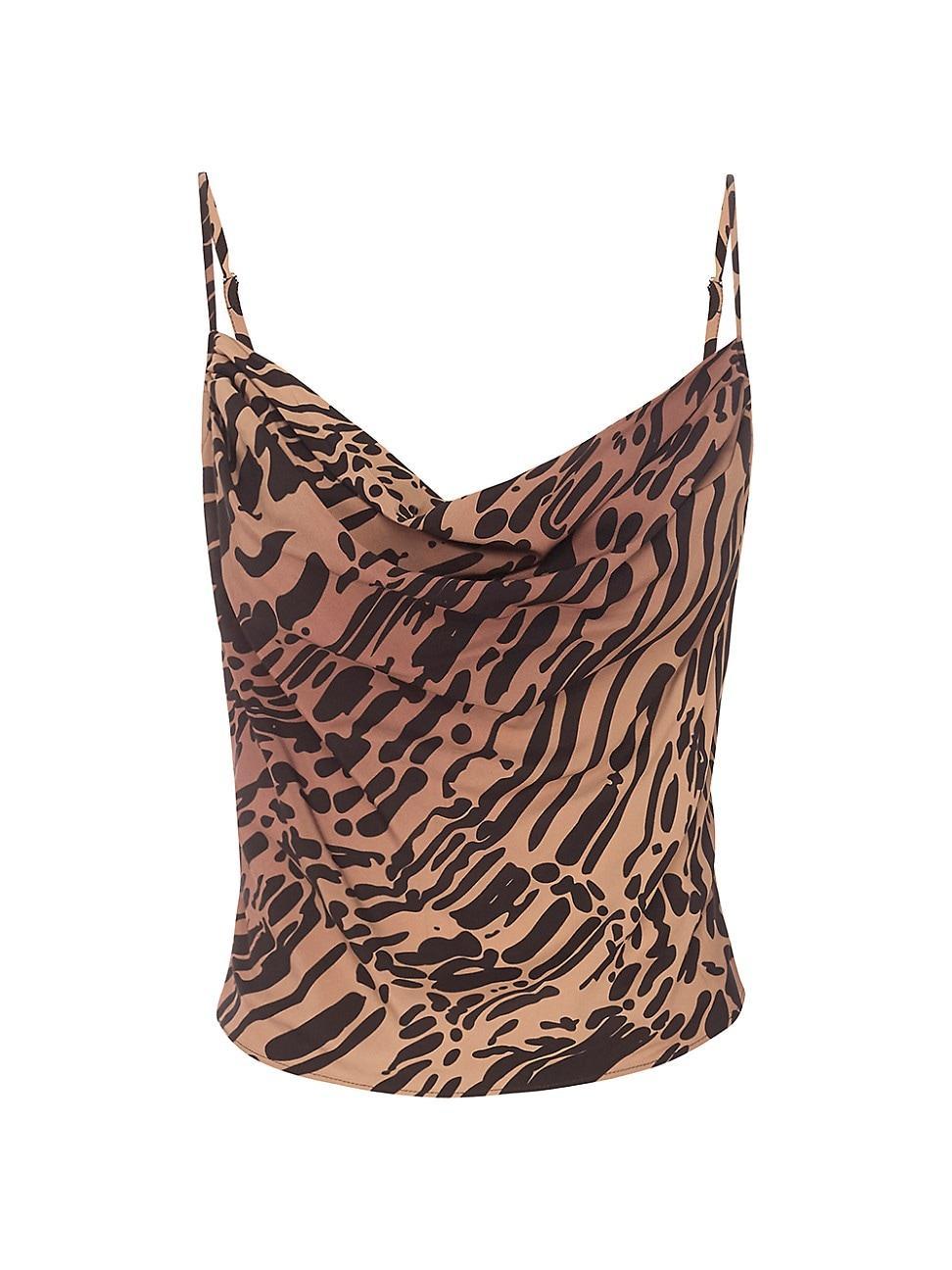 Womens Chiffon Bias-Cut Camisole Product Image