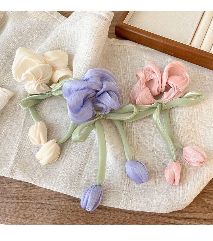 Flower Bow Scrunchie Product Image