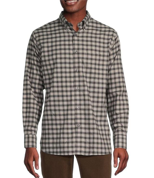 Daniel Cremieux Signature Label Mount Lussari Collection Non-Iron Check Long Sleeve Woven Shirts Product Image