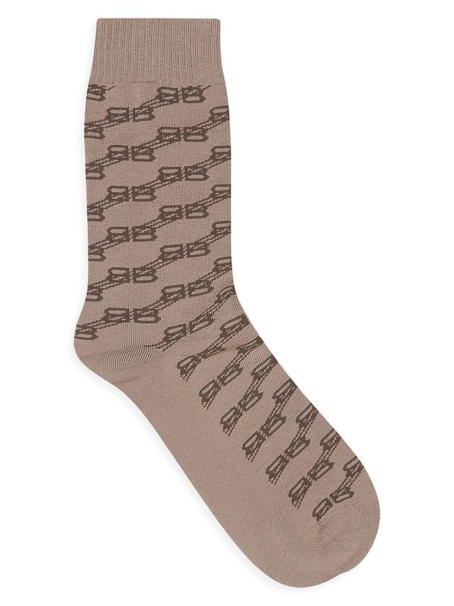 Mens BB Monogram Socks Product Image