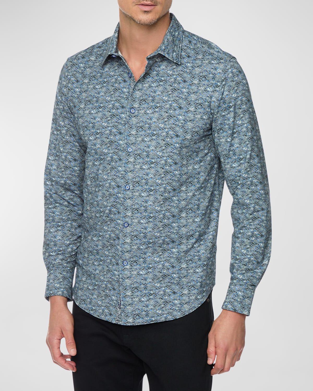 Mens Claredon Medallion Sport Shirt Product Image