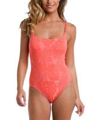 La Blanca Womens Island Palm One Piece Swimsuit Product Image