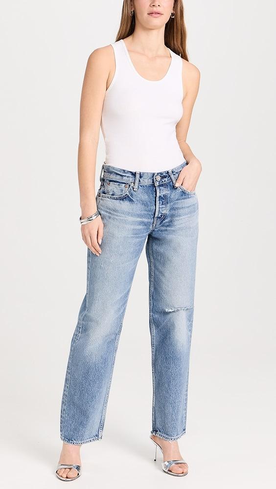 MOUSSY VINTAGE Ballard Wide Straight Jeans | Shopbop Product Image