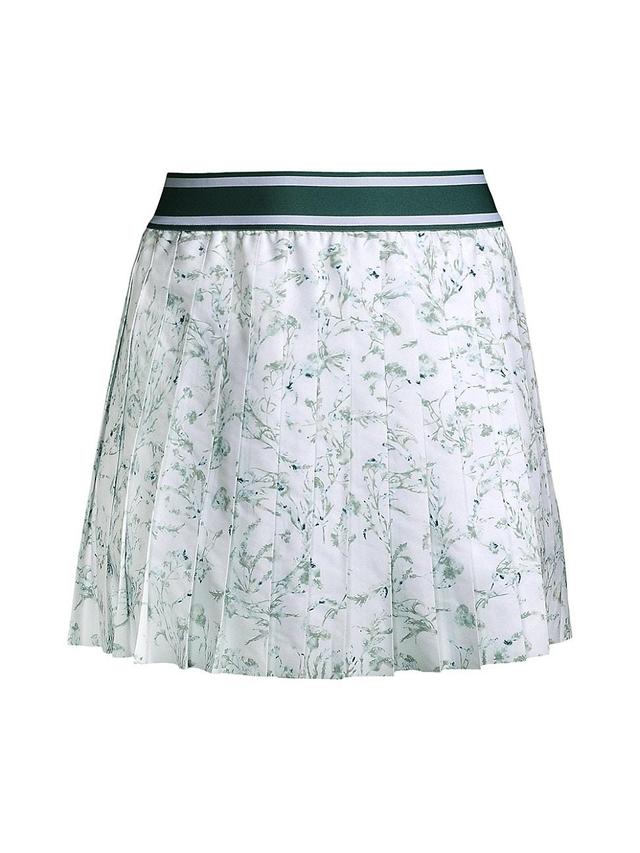 Womens Water Thistle Leo Pleated Skirt Product Image