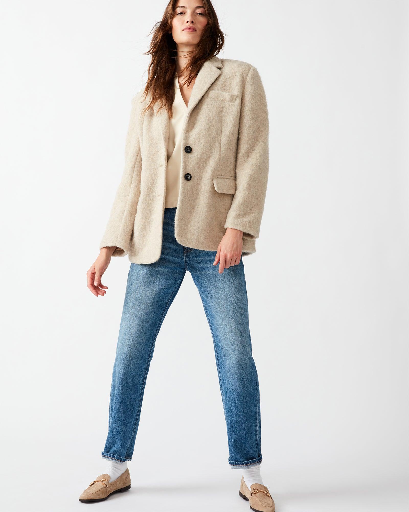 NANA BLAZER COAT BEIGE Female Product Image