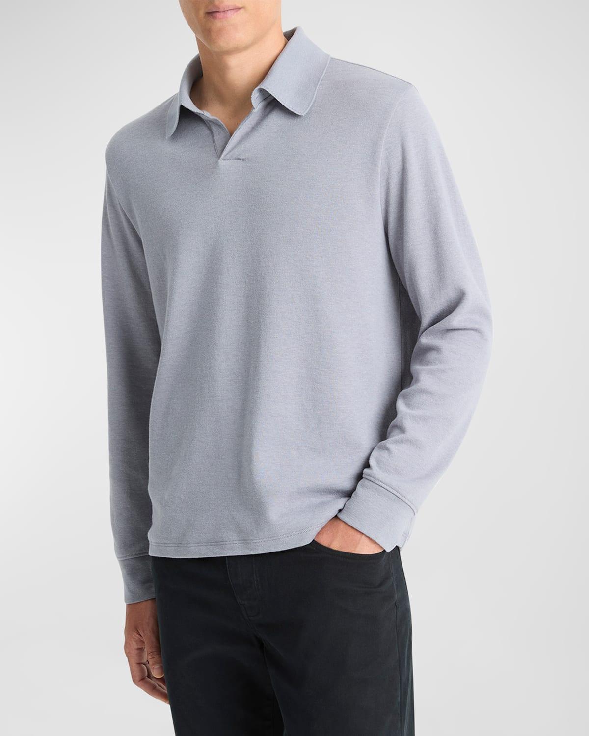 Men's Double-Face Polo Shirt Product Image