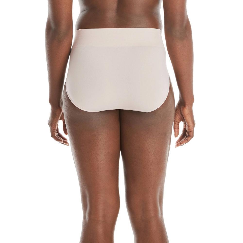 Hanes Premium Women's Smoothing Seamless 3pk Basic High Cut Briefs - Black/Beige 8 Product Image