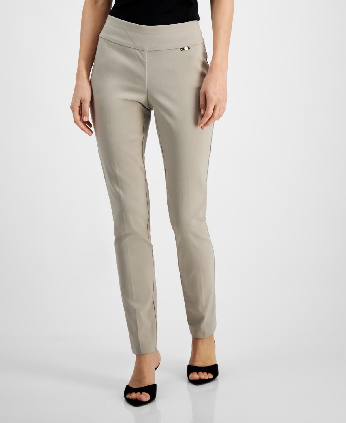 Mid-Rise Petite Tummy-Control Skinny Pants, Petite & Petite Short, Created for Macy's Product Image