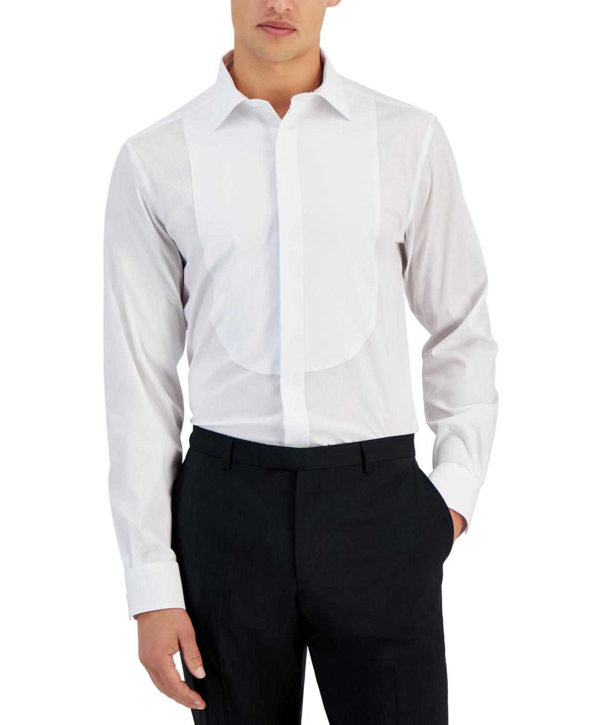 Alfani Mens Slim-Fit Formal Bib-Front Dress Shirt, Created for Macys Product Image