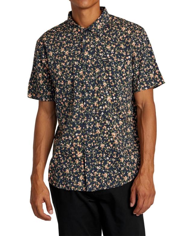 Rvca Mens Botanical Short Sleeve Shirt Product Image