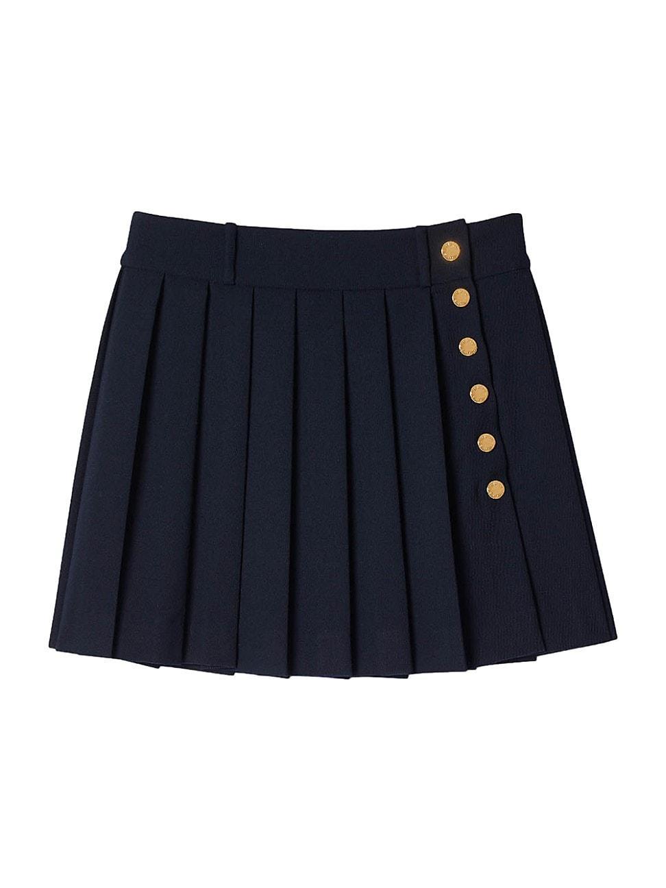 Womens Short Pleated Skirt Product Image