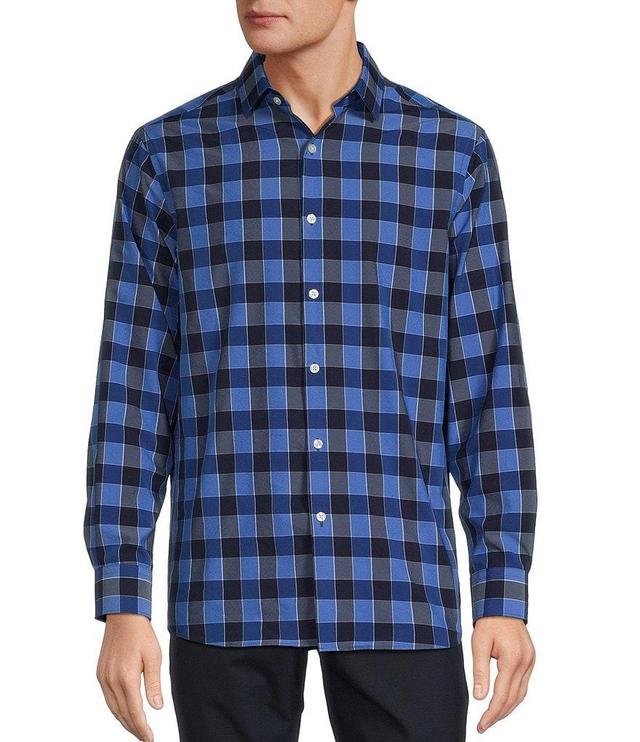 Hart Schaffner Marx Luxury Performance Long Sleeve Buffalo Large Check Sportshirt Product Image