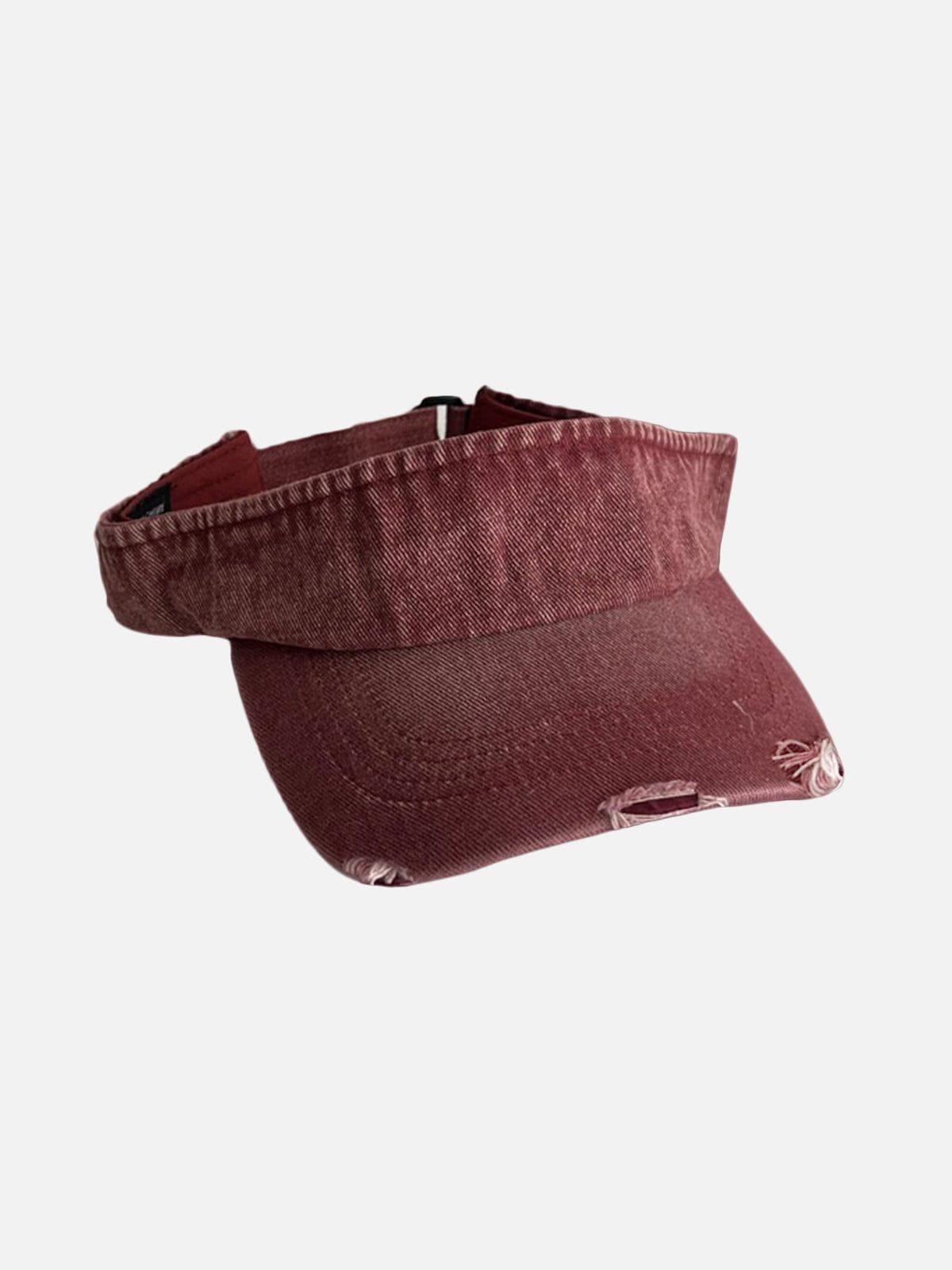 Distressed Washed Denim Visor Product Image