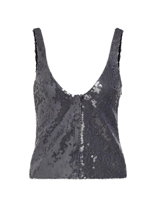 Womens Devereau Sequined Top Product Image