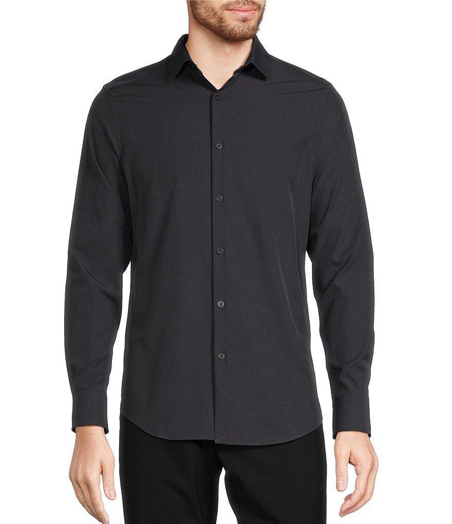 Murano Big & Tall Slim Fit Performance Stretch Long Sleeve Woven Shirt Product Image