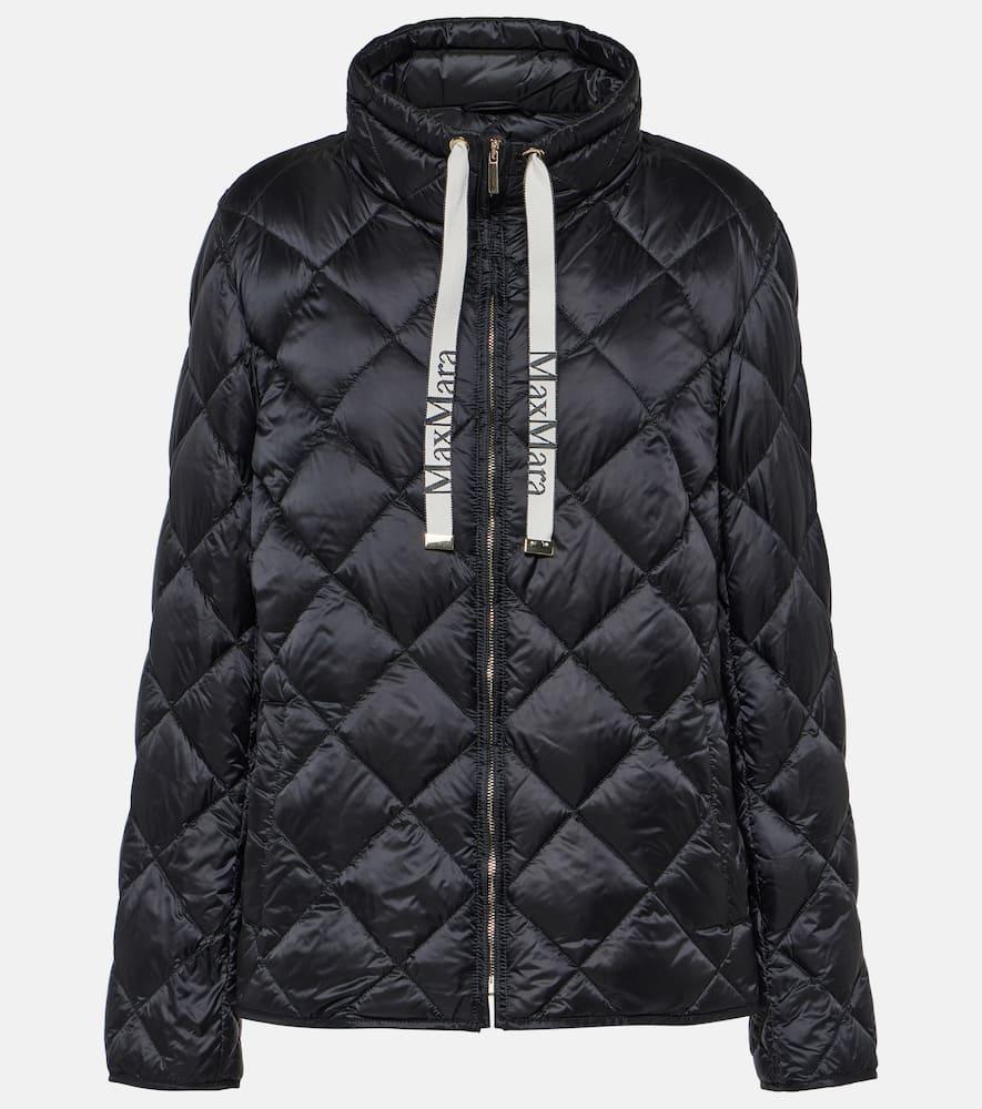 The Cube Trea Quilted Down Jacket In 002 Black Product Image