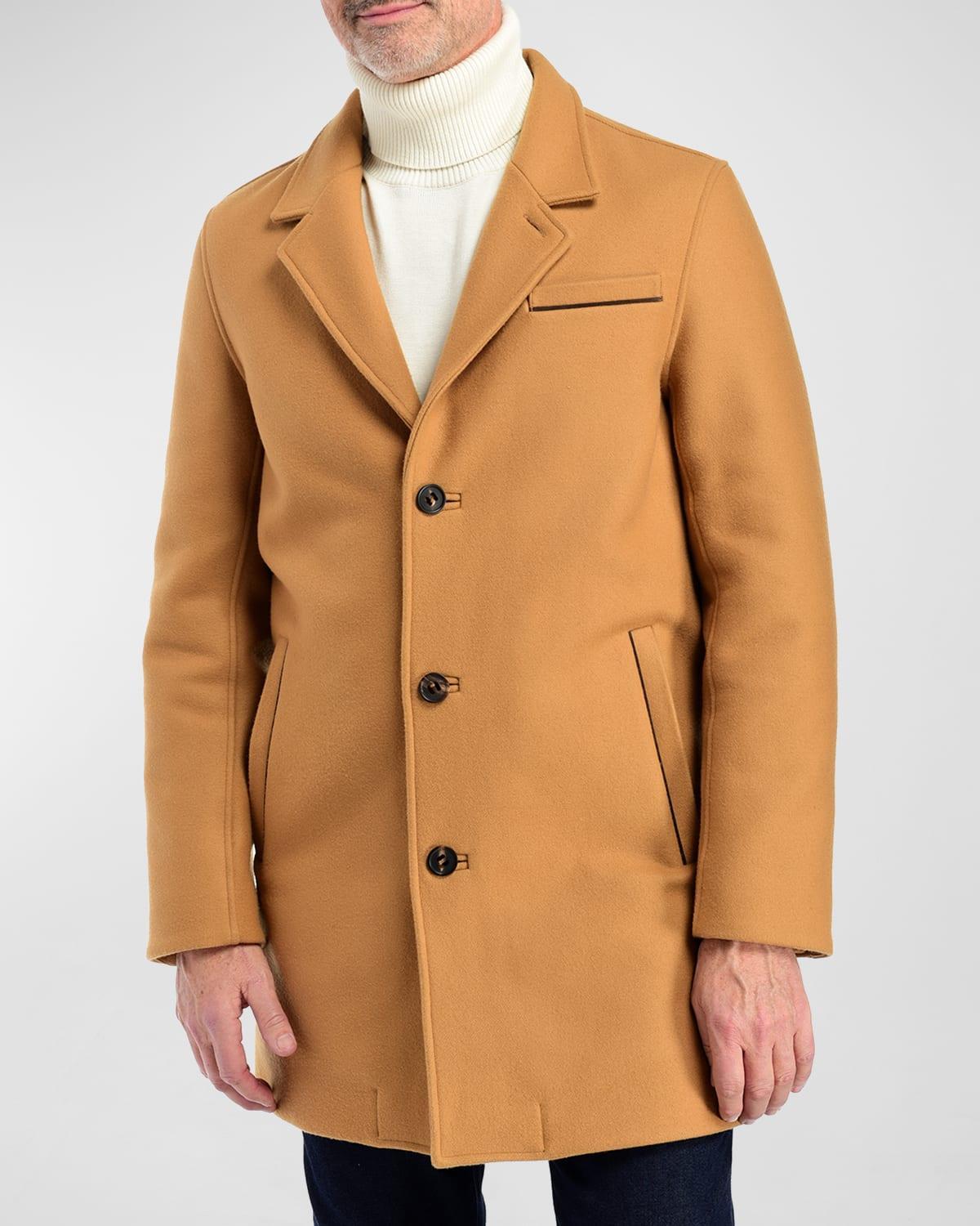 Mens Hudson Wool-Blend Topcoat Product Image