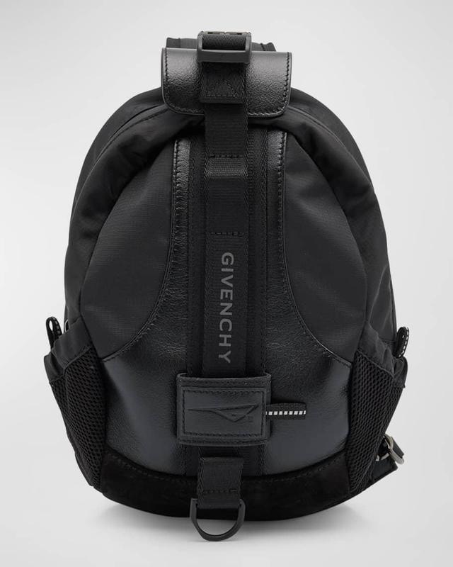 Men's G-Trail Nylon and Leather Sling Crossbody Bag Product Image