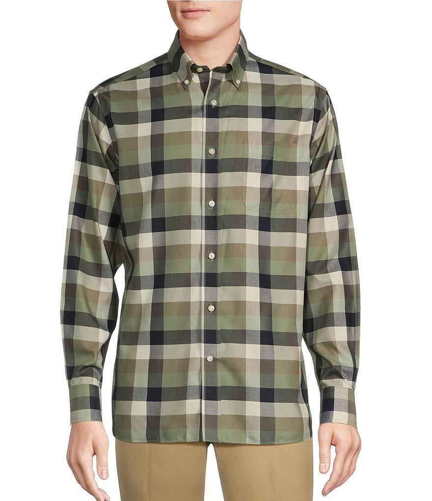 Daniel Cremieux Signature Label Non-Iron Check Long Sleeve Woven Shirt Product Image