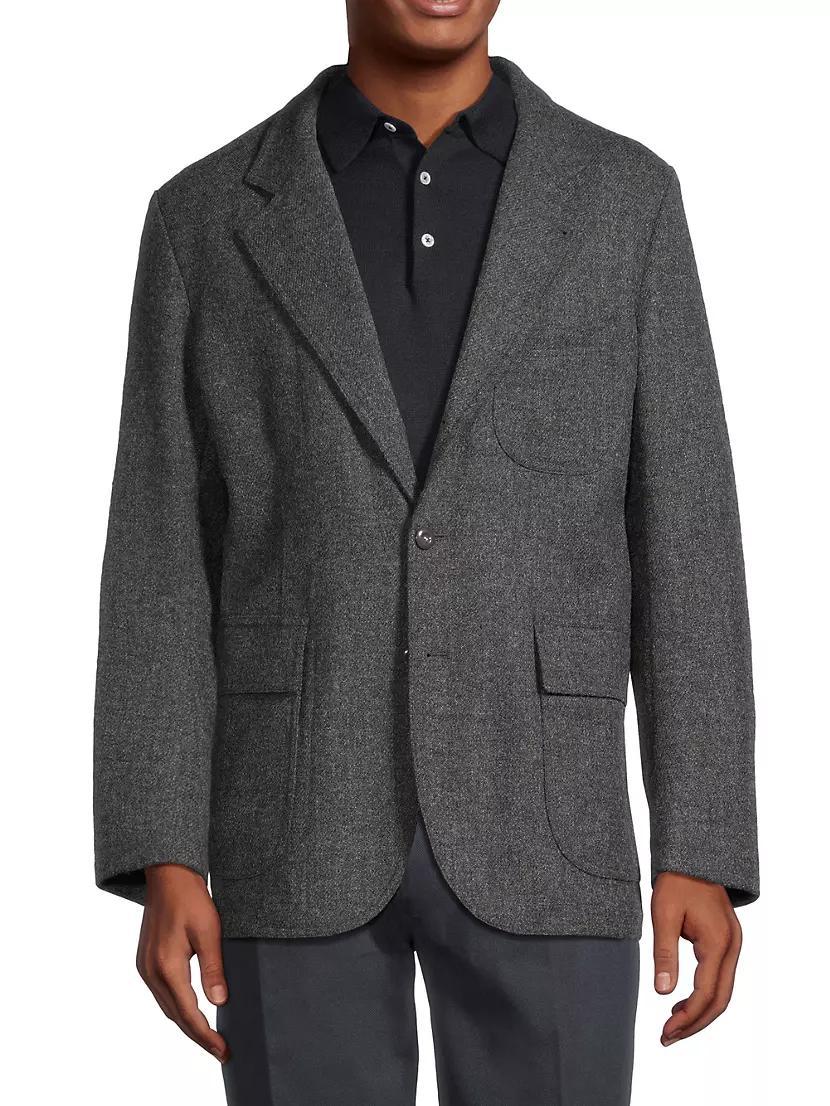 Tweed Fox Flannel Blazer Product Image