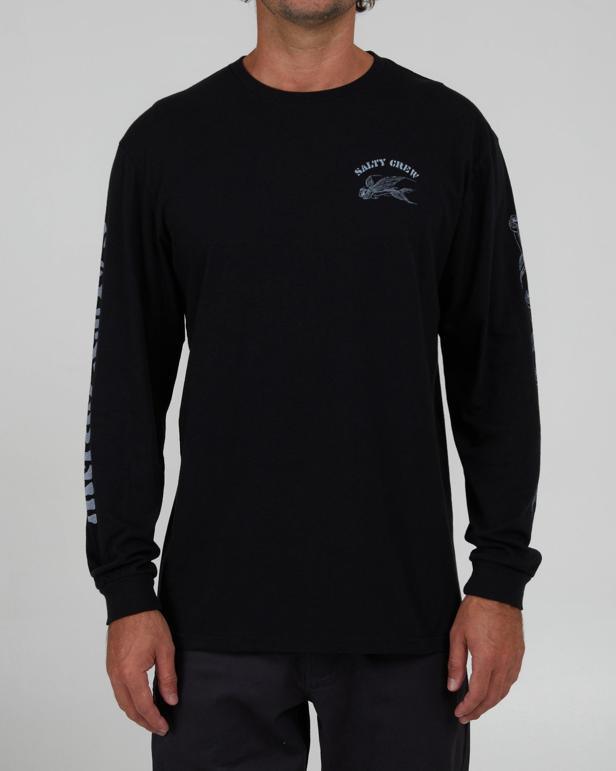 Kamikaze Black L/S Premium Tee Male Product Image