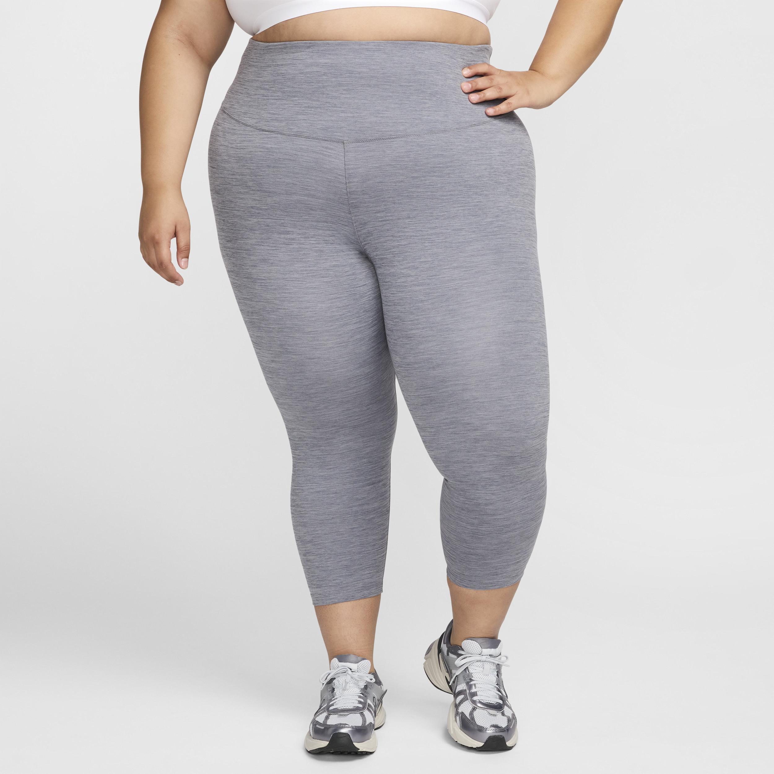 Nike Womens One High-Waisted Crop Leggings (Plus Size) Product Image