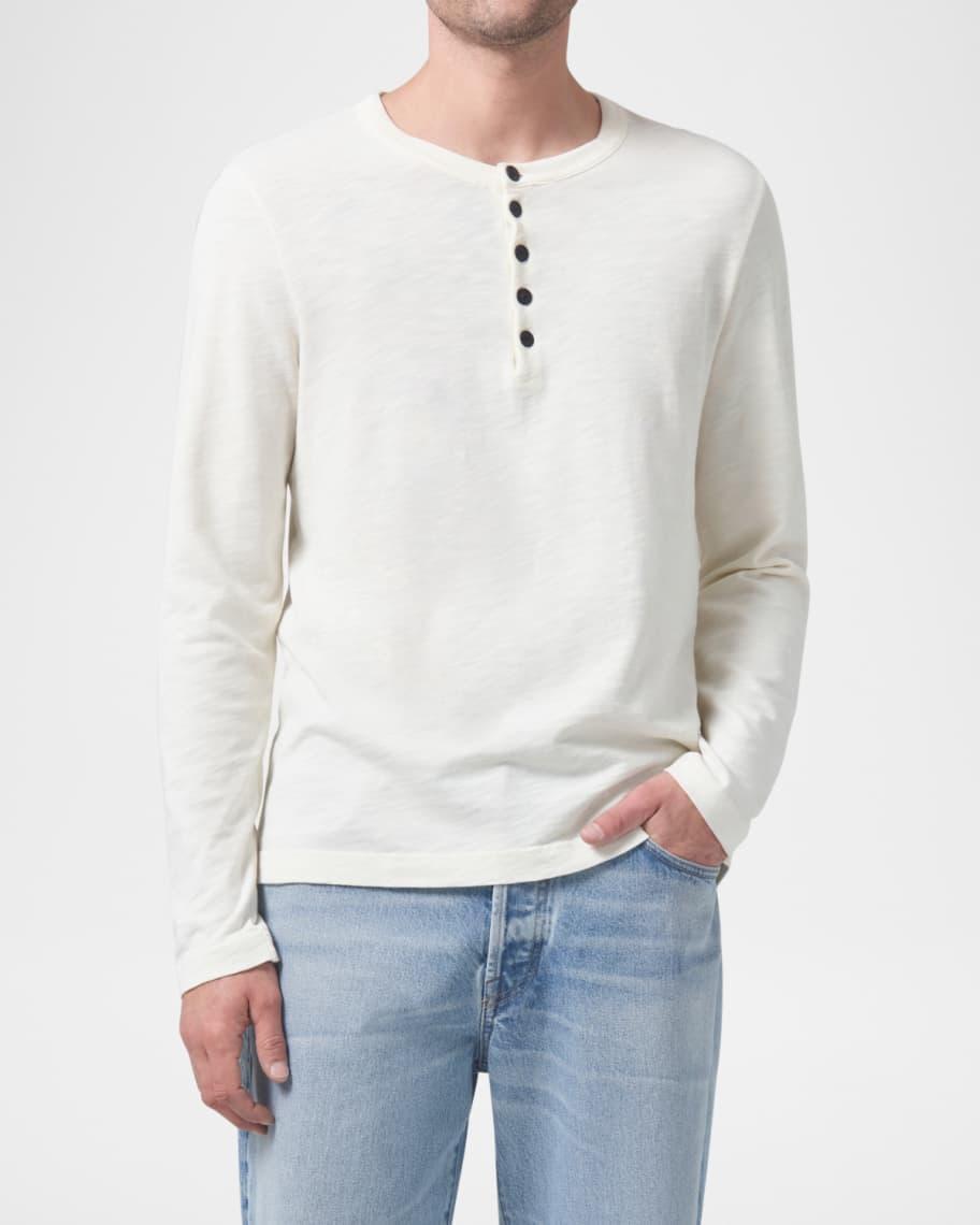 Mens Classic Henley Shirt Product Image