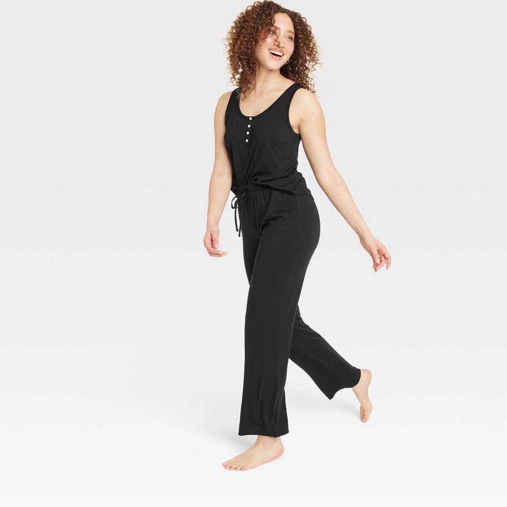 Women's Cloud Knit Pajama Pants - Auden™ Black M Product Image