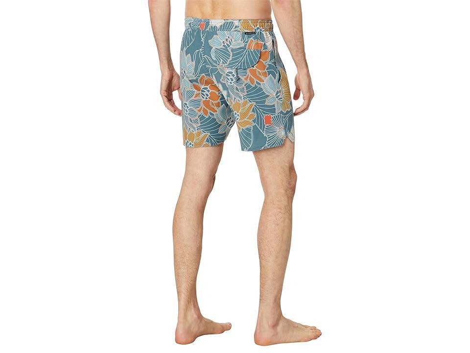 VISSLA Chuns 16.5 Ecolastic Trunks (Tidal ) Men's Swimwear Product Image