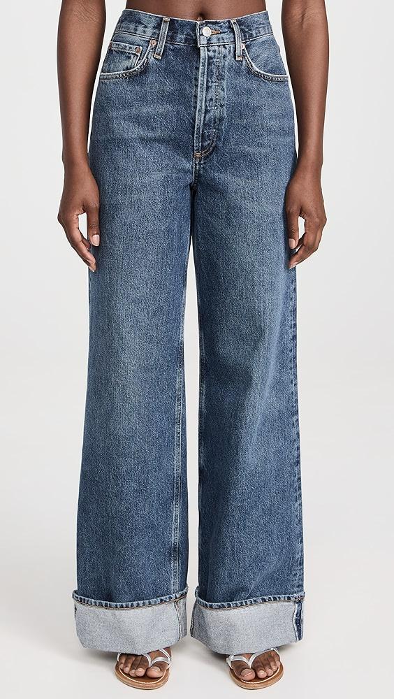 AGOLDE Dame High Rise Wide Leg Jeans | Shopbop Product Image