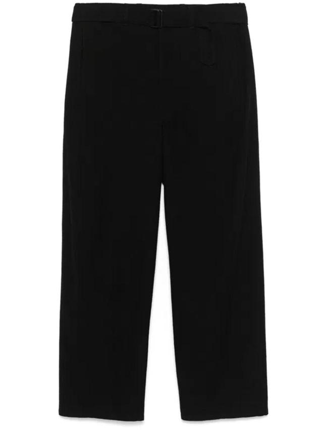 Virgin-wool Trousers In Black Product Image