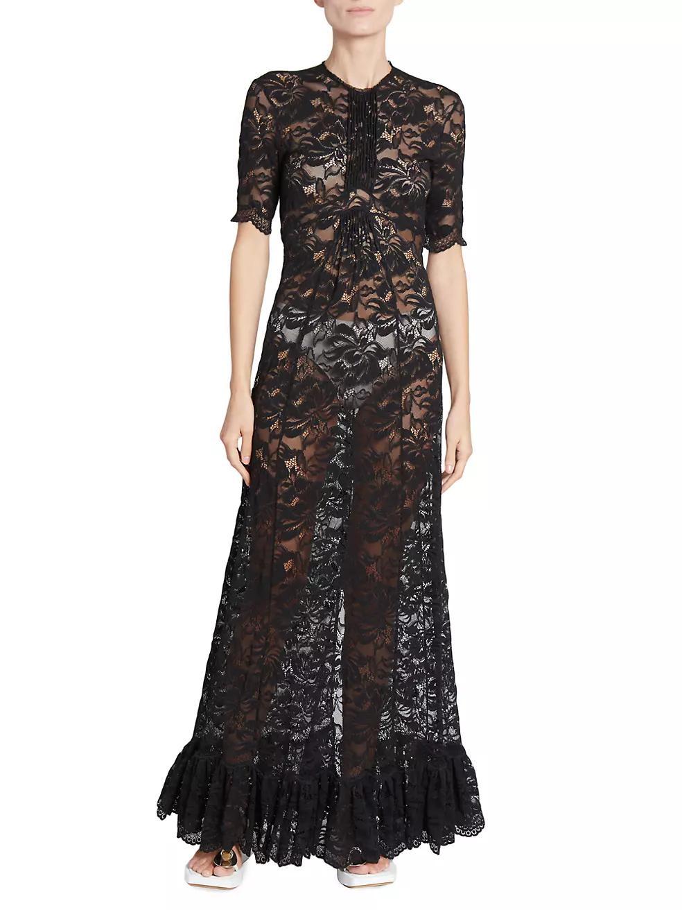 24E Show Stretch Lace Maxi Dress Product Image