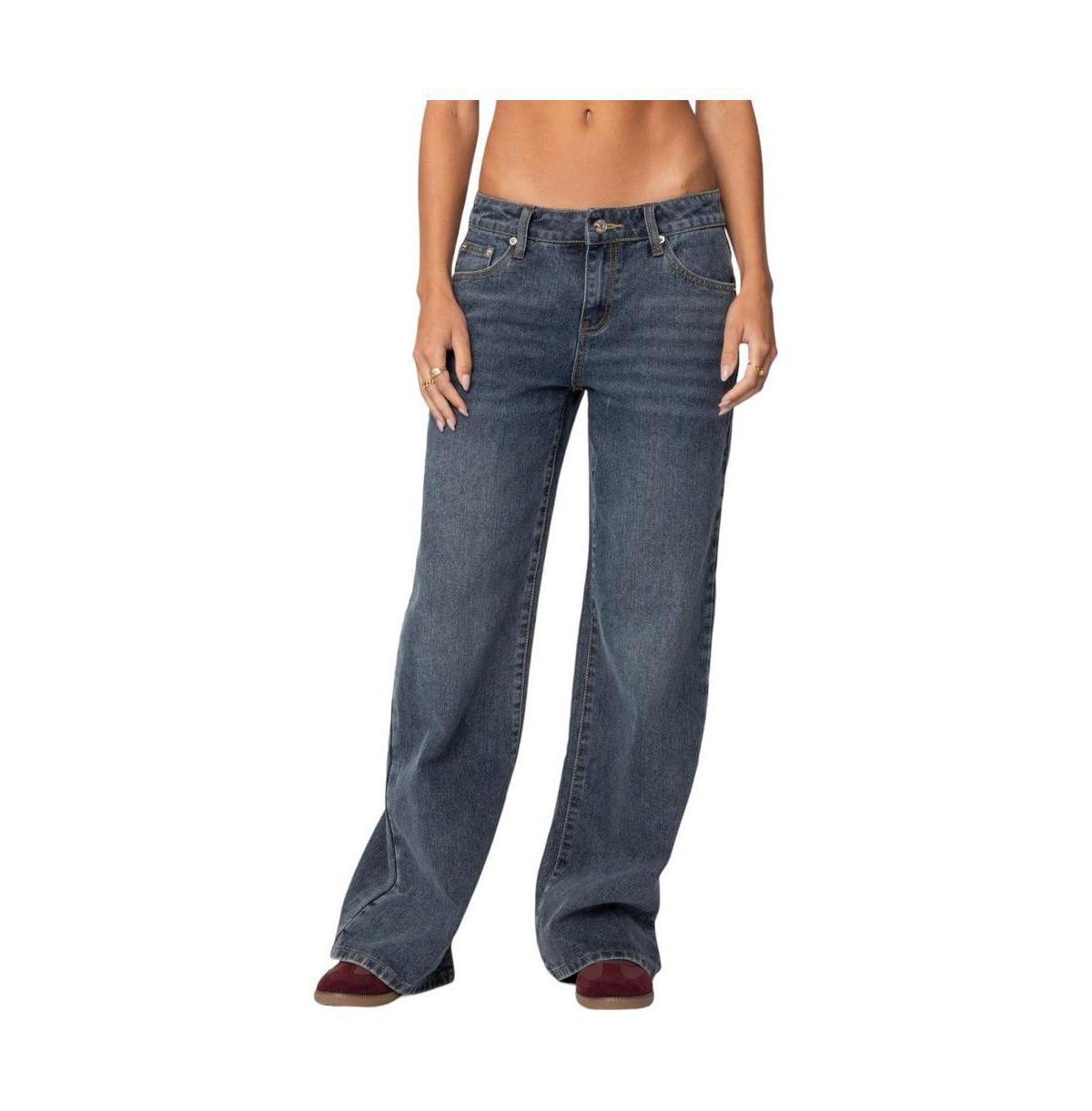 Edikted Womens Ace Relaxed Jeans Product Image