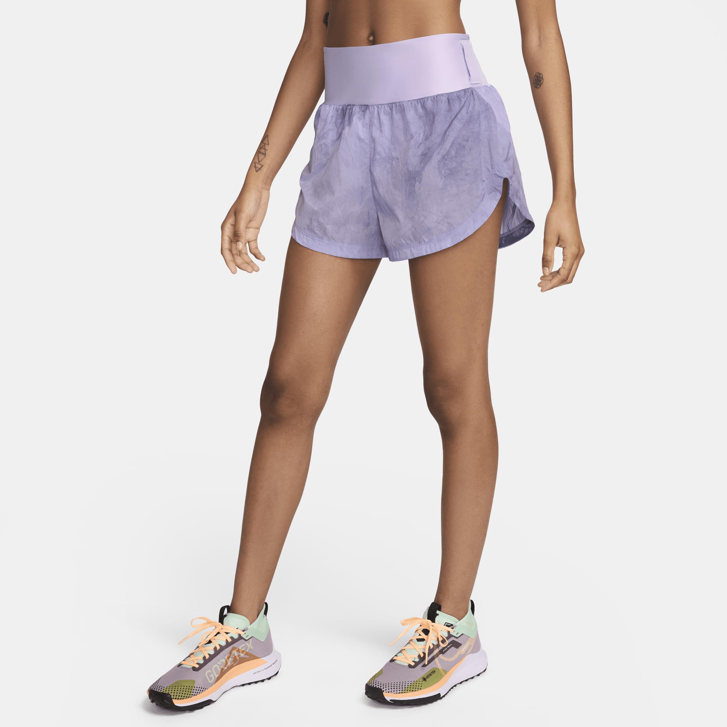 Nike Womens Trail Repel Mid-Rise 3 Brief-Lined Running Shorts Product Image