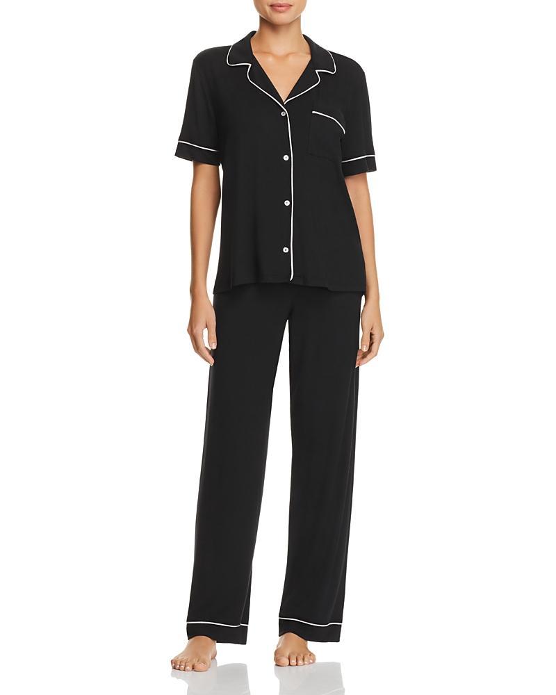 Womens Gisele Short-Sleeve Top & Pants Pajama Set Product Image