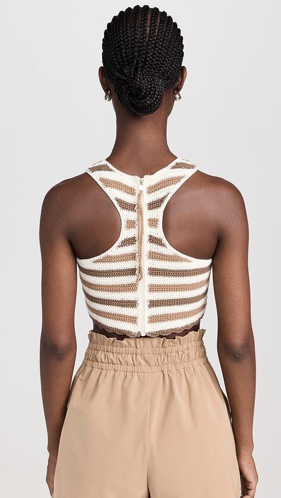 GANNI Crochet Racerback Top | Shopbop Product Image