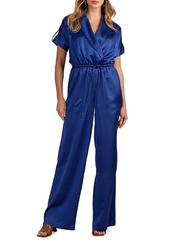 Womens Atlas Sky Satin Jumpsuit Product Image