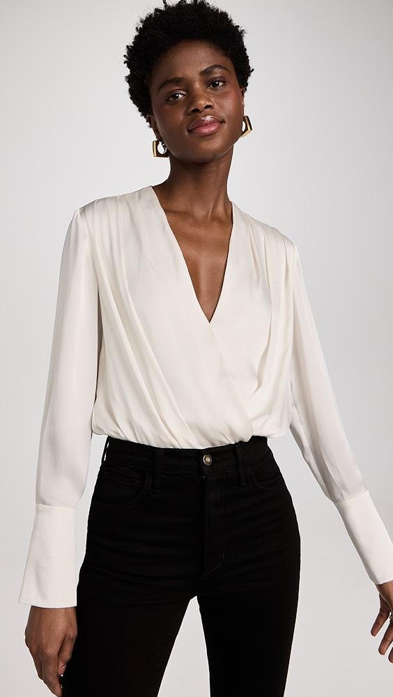 Favorite Daughter The Date Blouse Thong Bodysuit | Shopbop Product Image