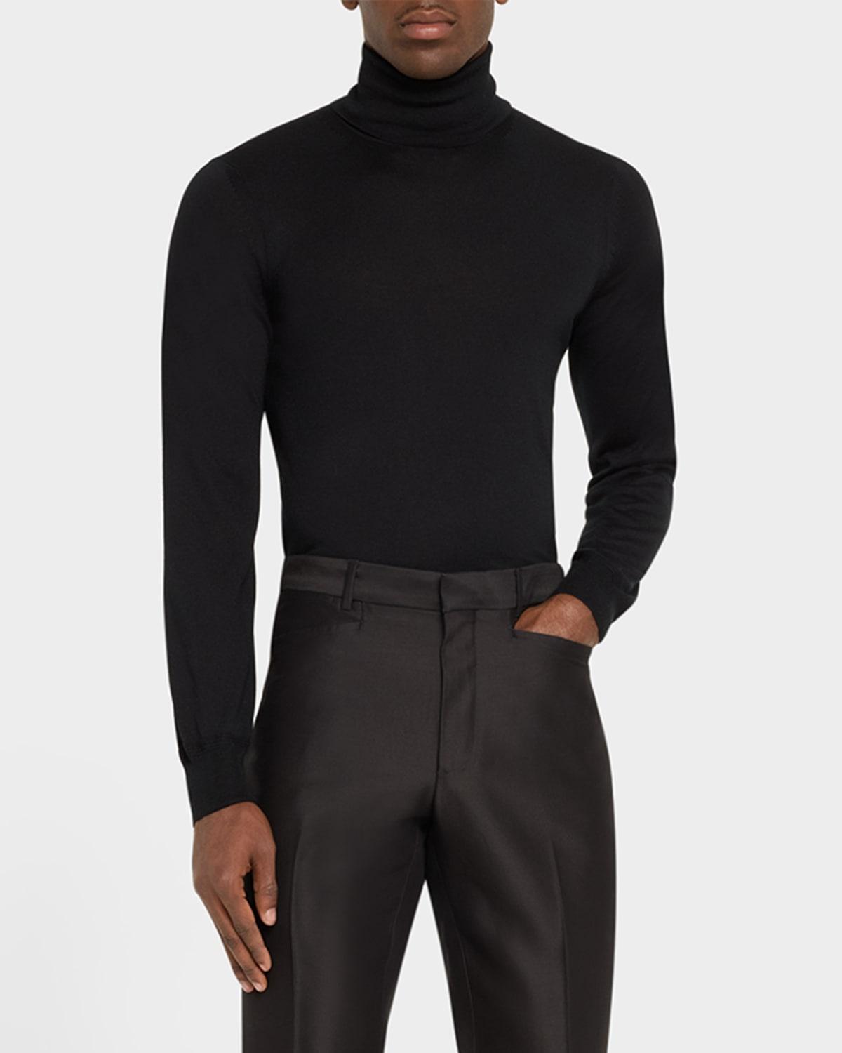 Men's Fine-Gauge Cashmere Turtleneck Sweater Product Image