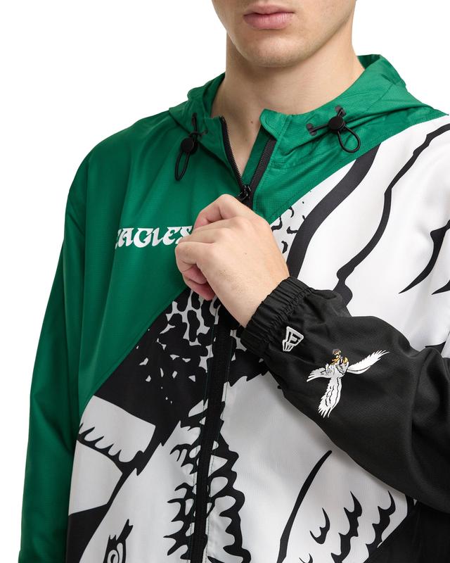 Philadelphia Eagles Sport Classics Color Block Windbreaker Male Product Image