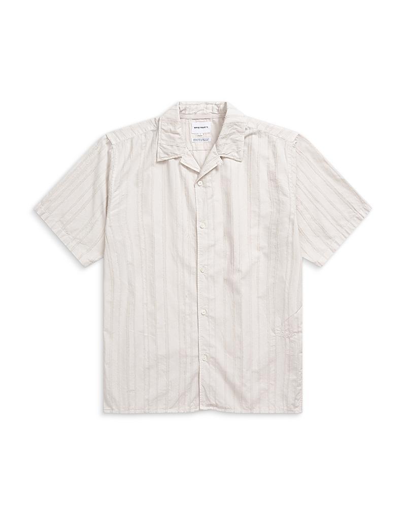 Norse Projects Carsten Stripe Short Sleeve Shirt Product Image