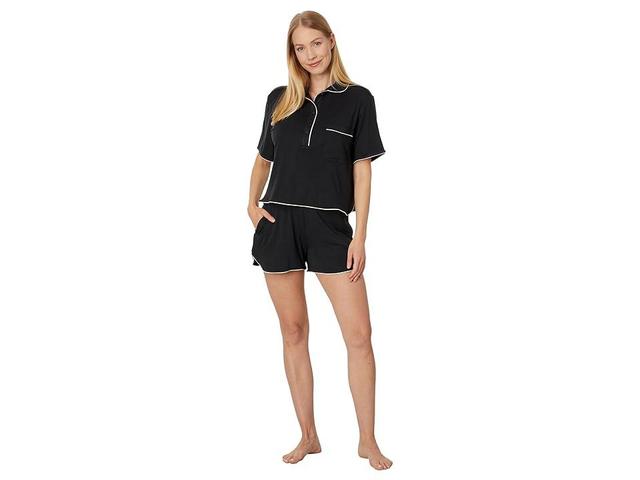 Tommy John Short Sleeve Top And Short Pajama Set Women's Pajama Sets Product Image