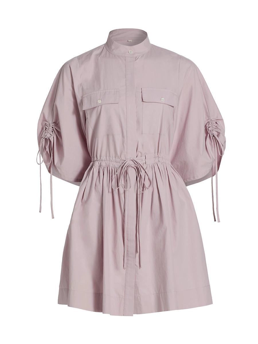 Womens Hannah Cotton Poplin Minidress Product Image