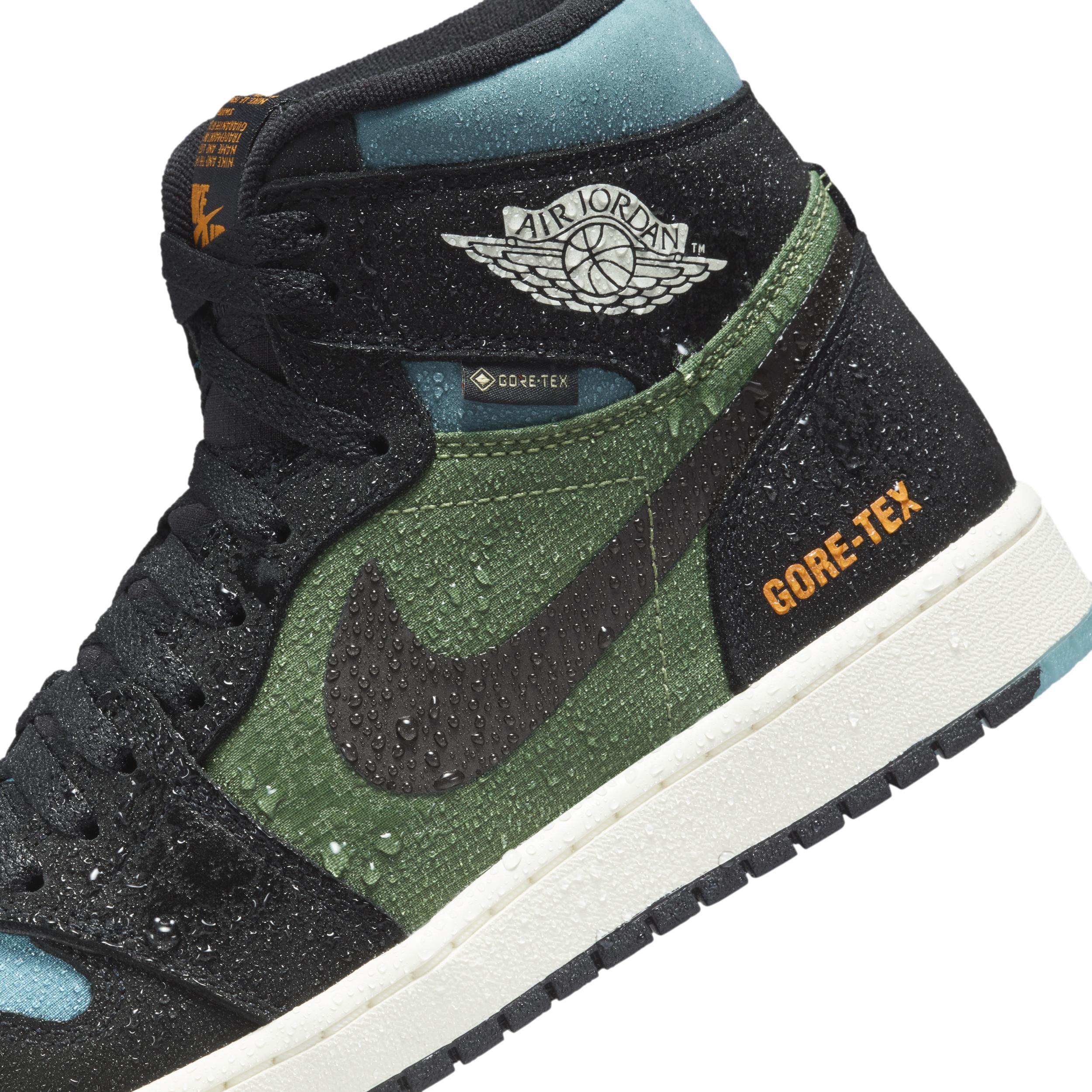 Jordan Mens AJ 1 Element - Shoes Black/Green/Blue Product Image