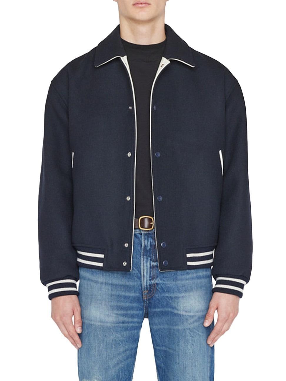 Mens Wool Varsity Jacket Product Image