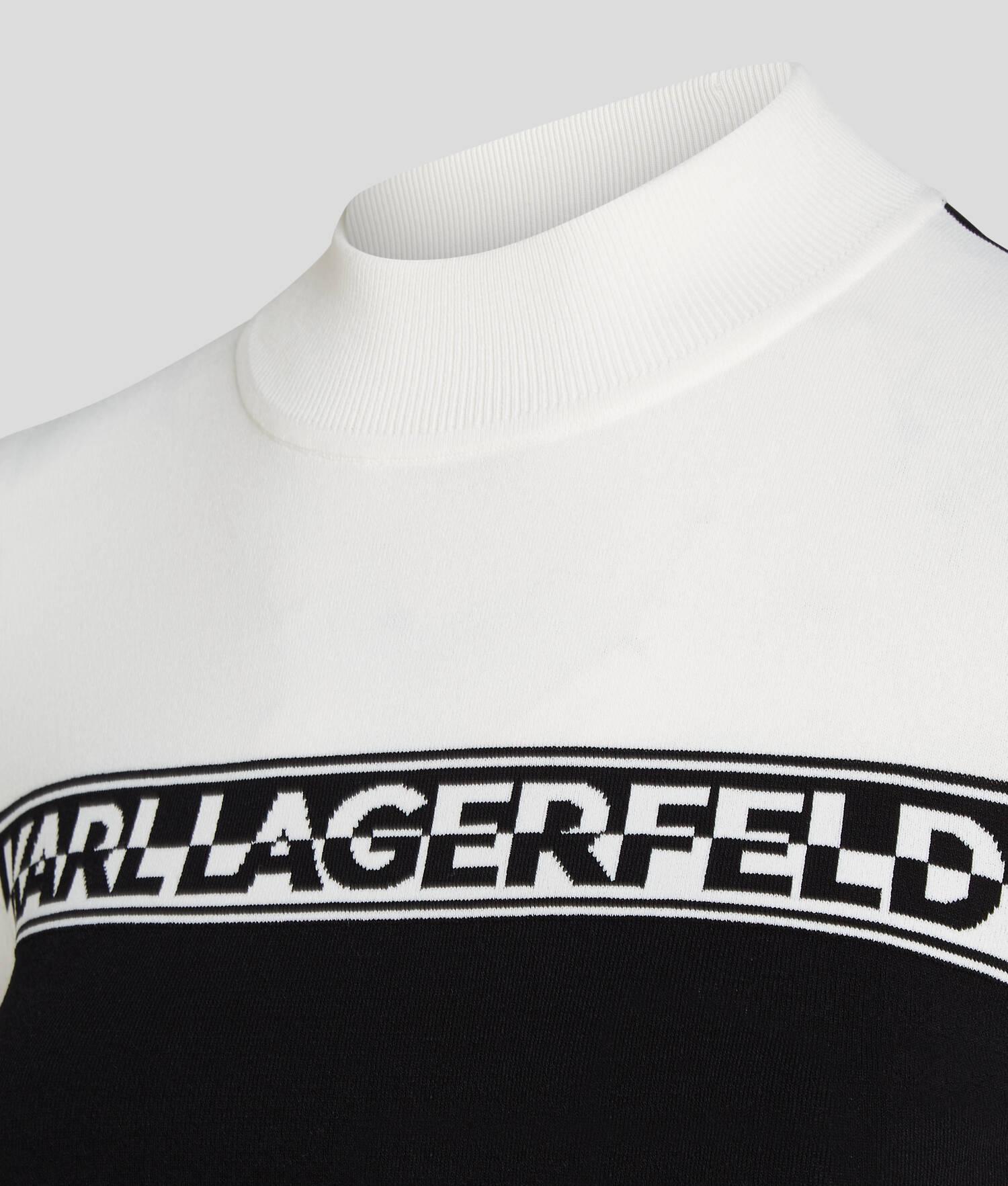 KARL LOGO LIGHTWEIGHT TURTLENECK SWEATER Product Image